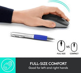 Logitech M190 Full Size Wireless Mouse - Gray